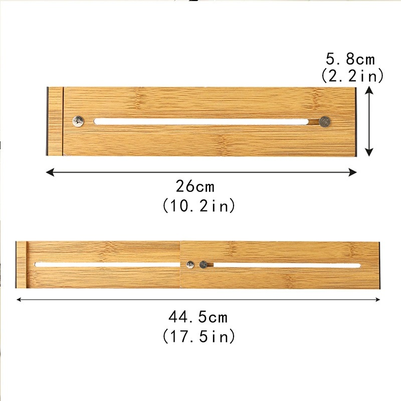 Adjustable Bamboo Drawer Divider Organizer Insert