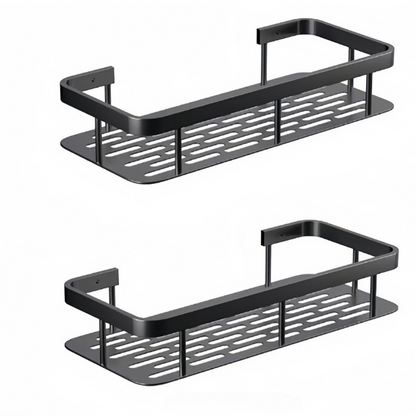 Wall-Mounted Adhesive Bathroom Shelf